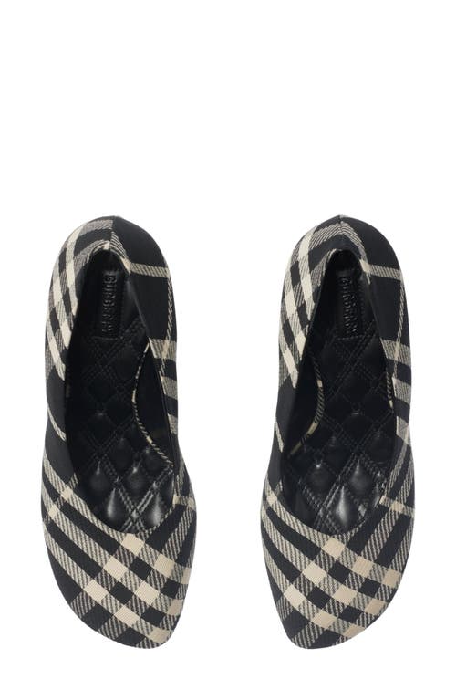 Burberry Baby Check Knit Pump