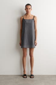 COS Semi-sheer Layered Wool Mini Dress