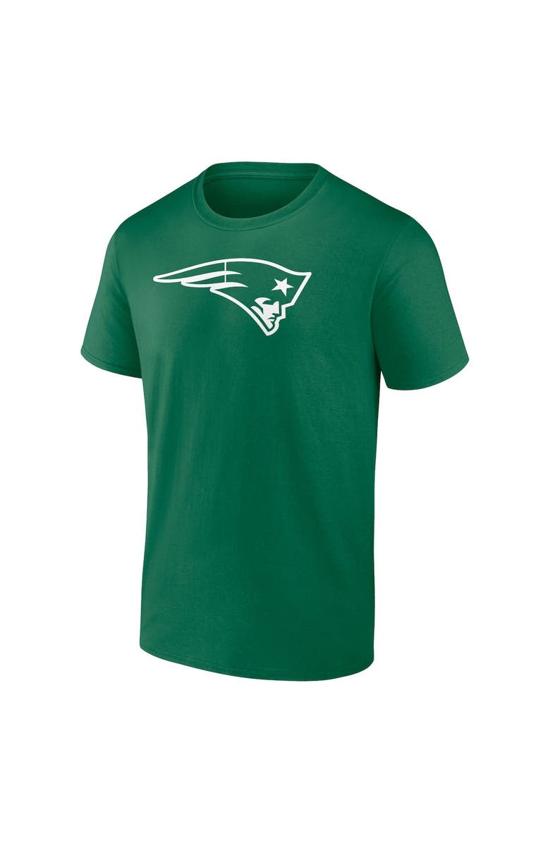 FANATICS Men's Fanatics Mac Jones Green New England Patriots St. Patrick's Day Icon Player T-Shirt, Alternate, color, 