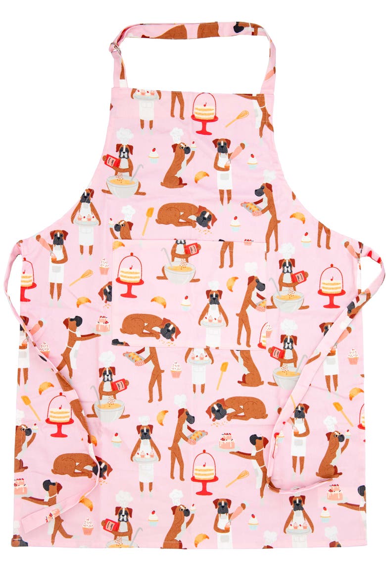 Kitchen Apron for Dog Lovers, Alternate, color, Baking Boxers