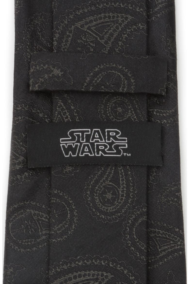 Star Wars™ - Darth Vader Paisley Silk Tie, Alternate, color, BLACK