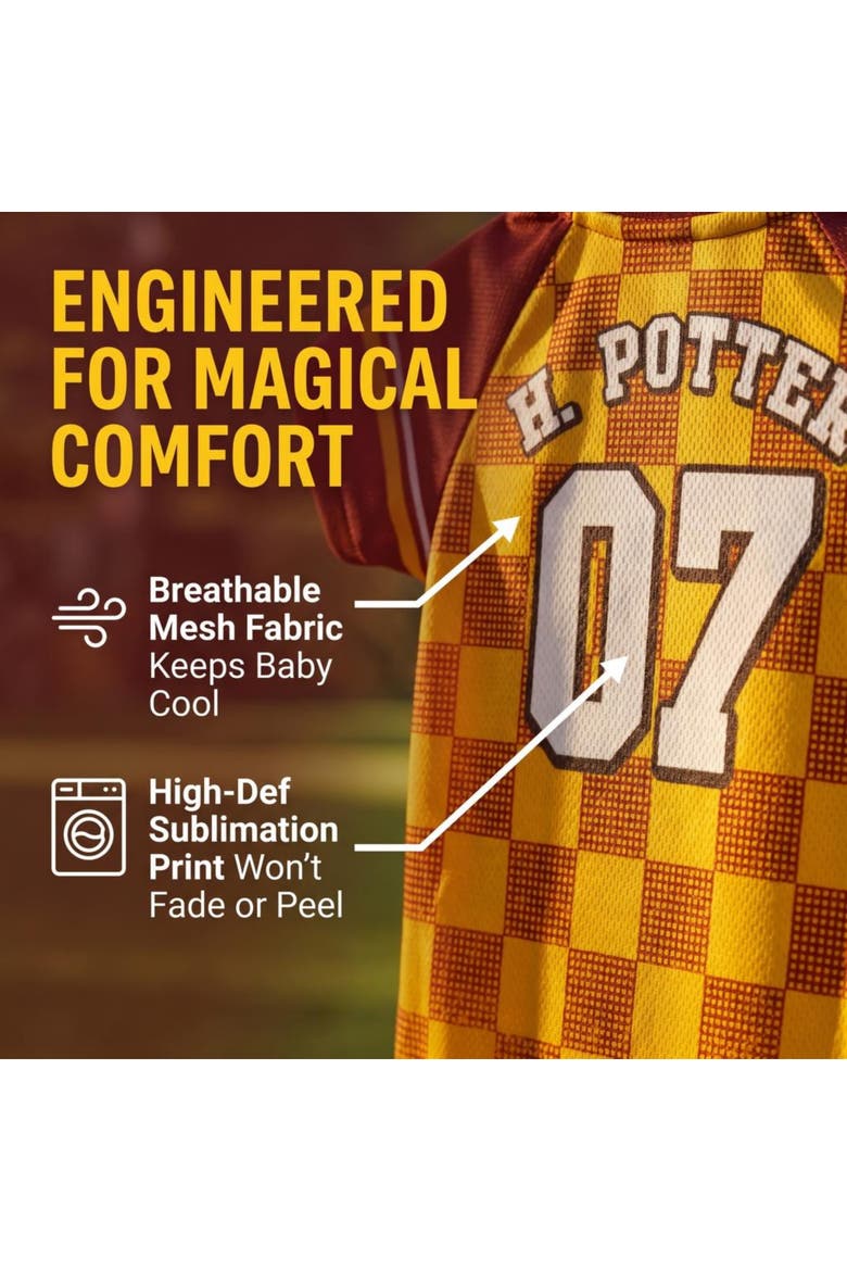 One Piece Romper, Alternate, color, Gryffindor Yellow