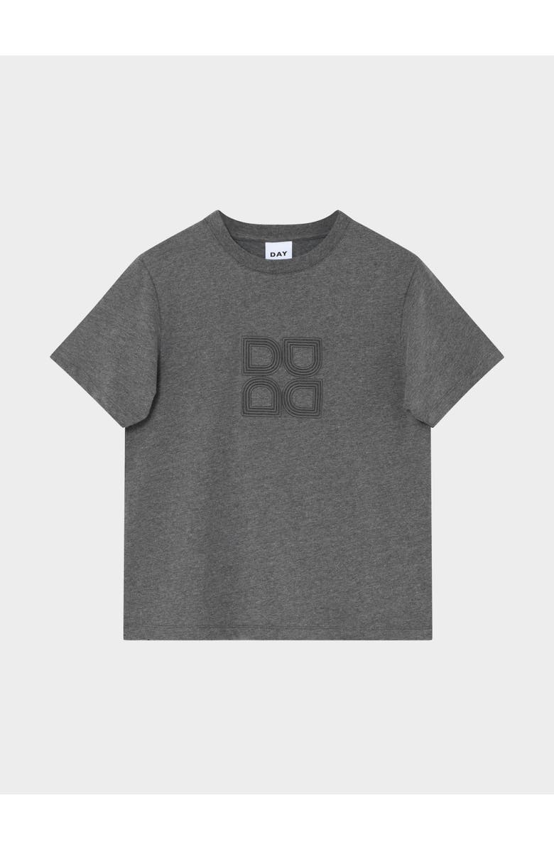 DAY Birger et Mikkelsen Parry Embroidered Logo T-Shirt, Alternate, color, Medium Grey Melange
