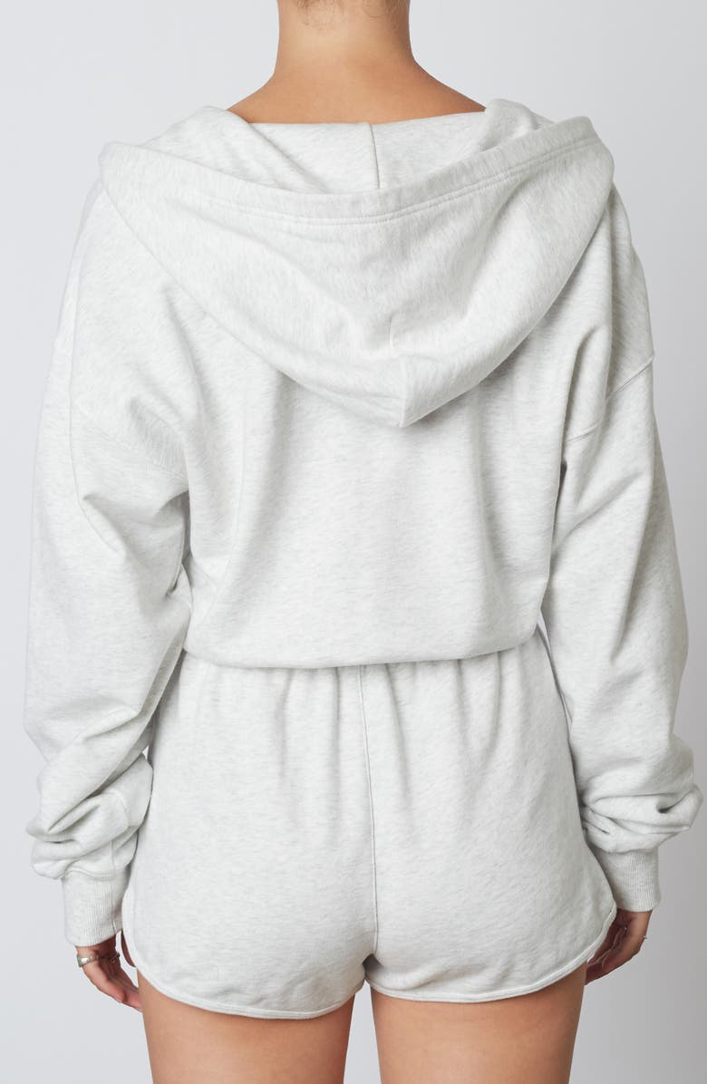 Nia Gemini Tie Waist Hooded Romper, Alternate, color, 