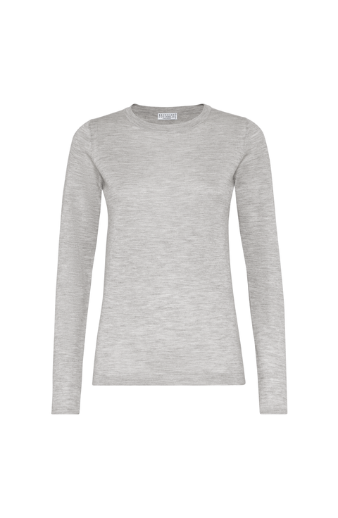 Cashmere and silk sweater