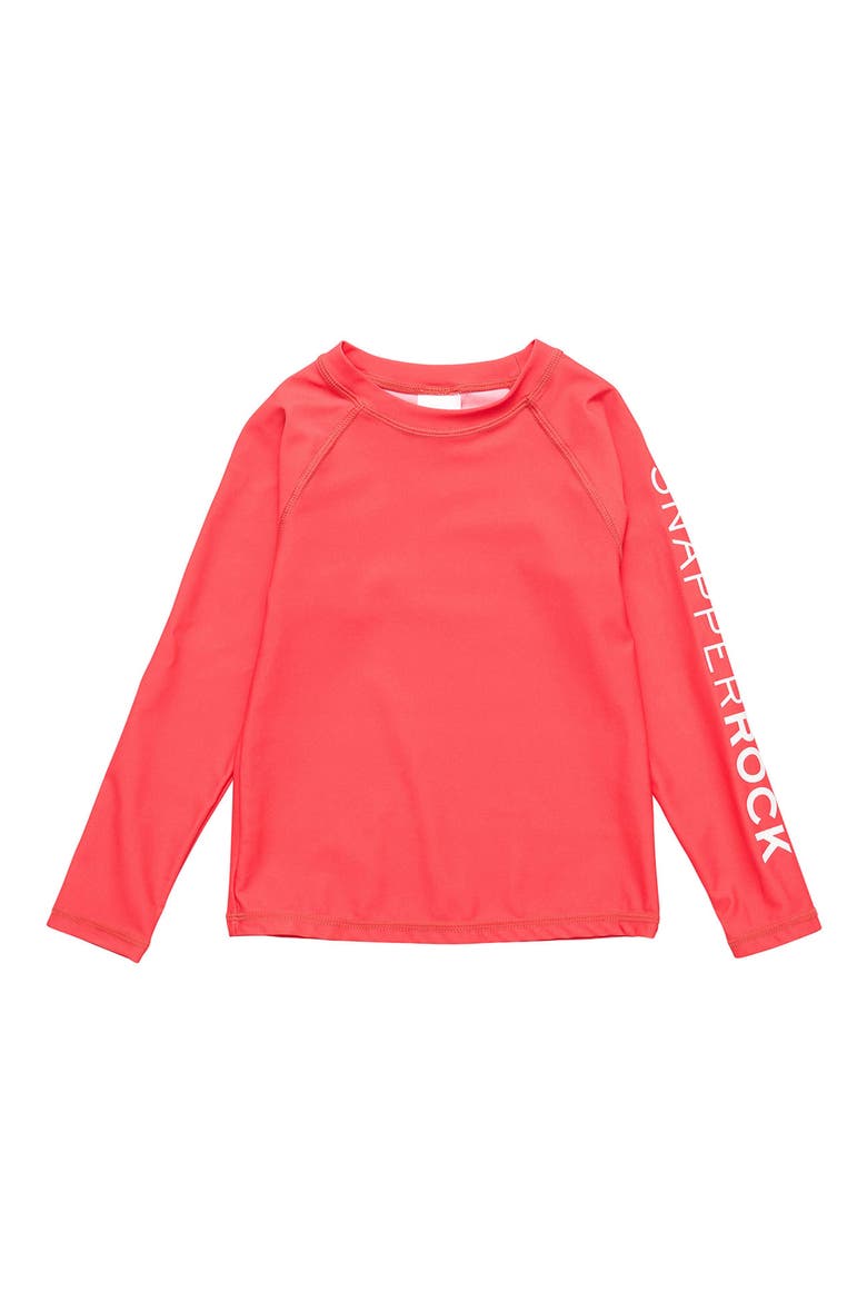 Kids' Watermelon Long Sleeve Rashguard, Main, color, RED