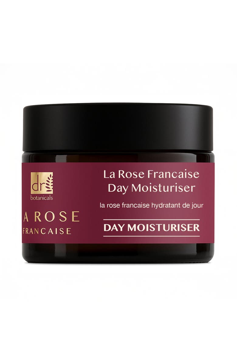 DR BOTANICALS La Rose Française Day Moisturiser 50ml for Anti-Aging, Brightening, Main, color, White