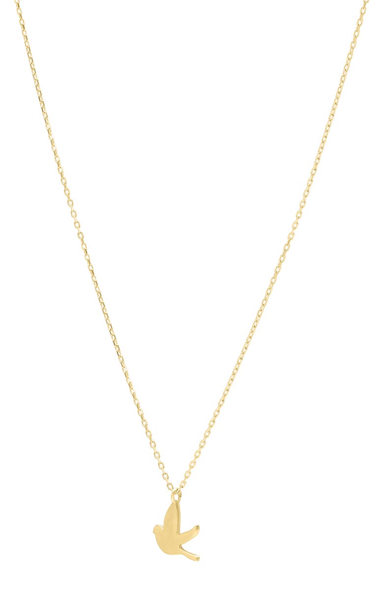 KARAT RUSH Dove Pendant Necklace, Main, color, 