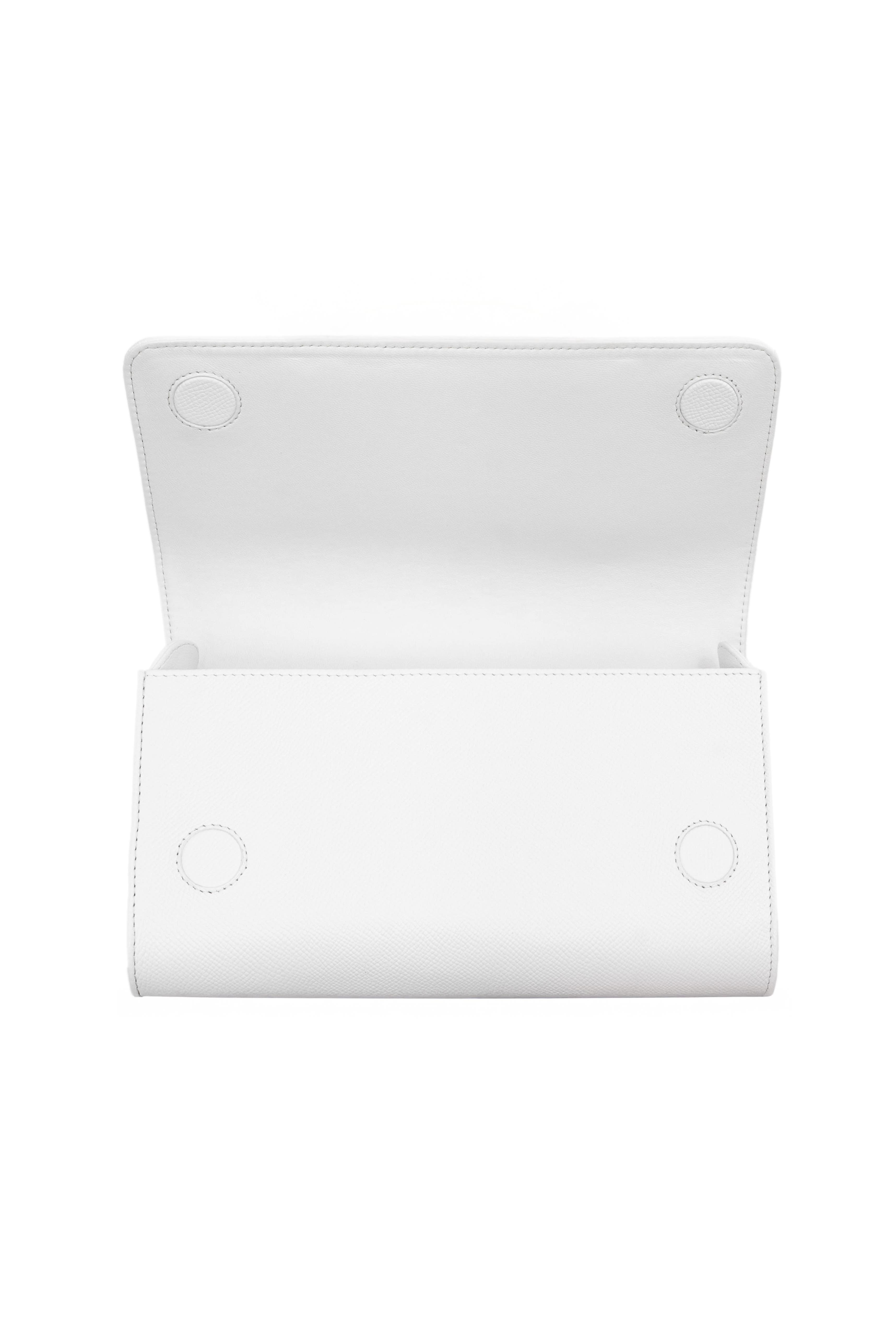 PERRIN PARIS L'Eiffel Clutch Cascade, Alternate, color, White / Strass