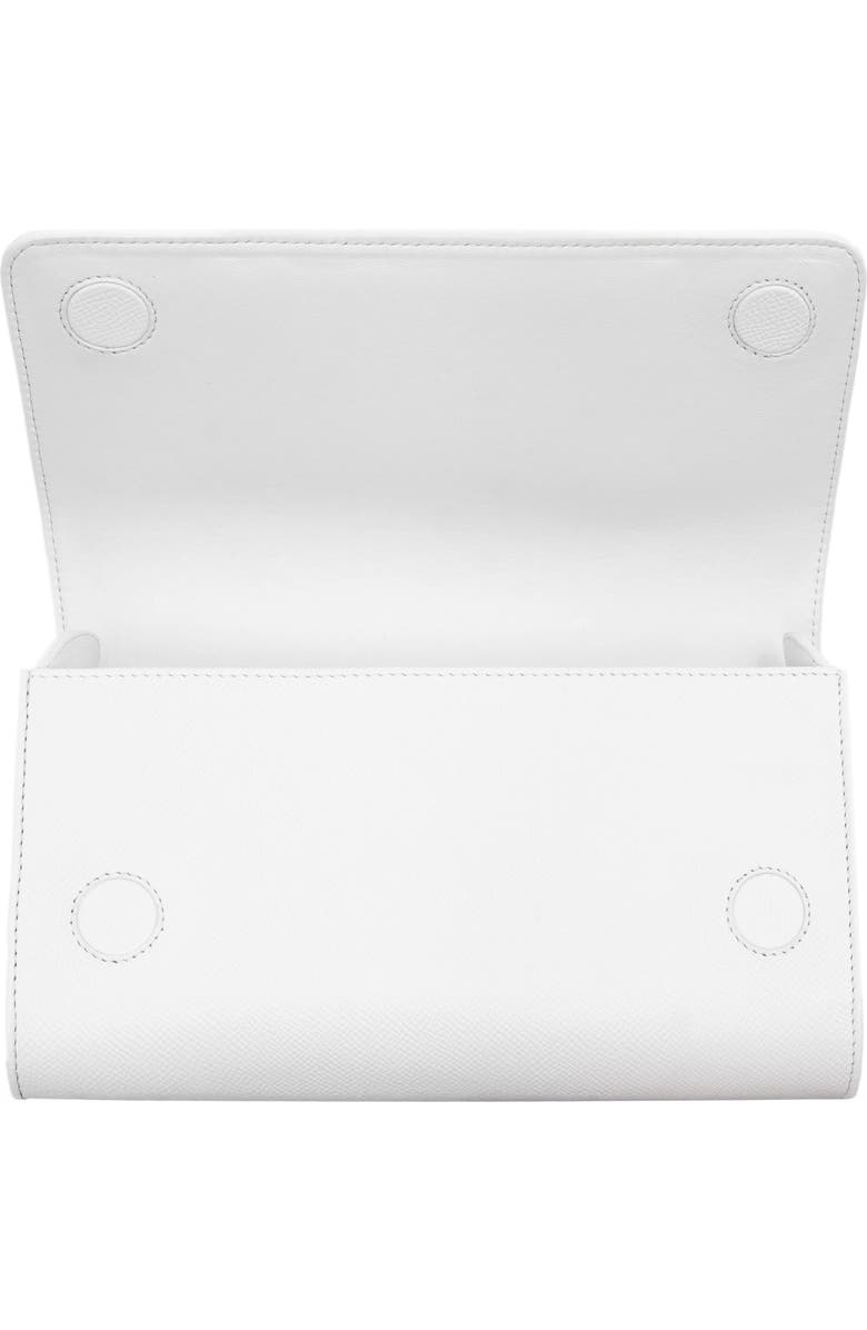 PERRIN PARIS L'Eiffel Clutch Cascade, Alternate, color, White / Strass