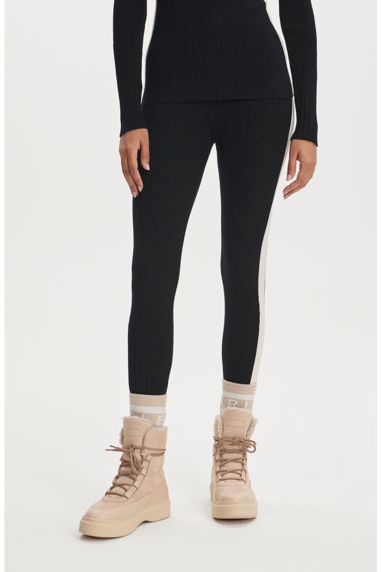 Aiden Rib Knit Leggings, Main, color, BLACK