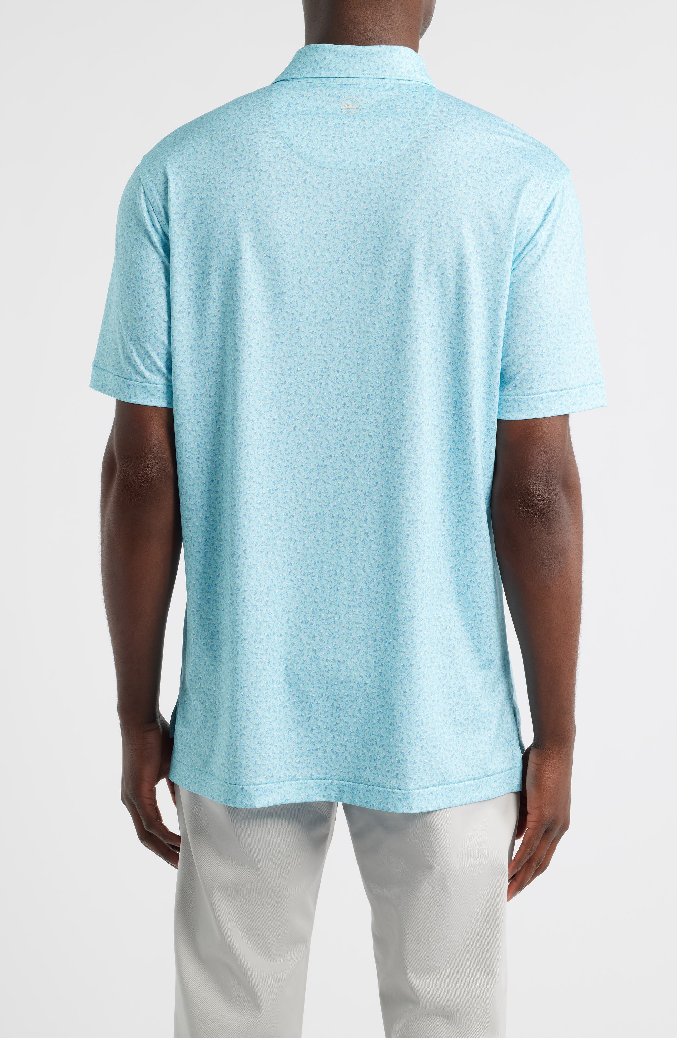 Jellyfish Print Performance Jersey Polo - image 2