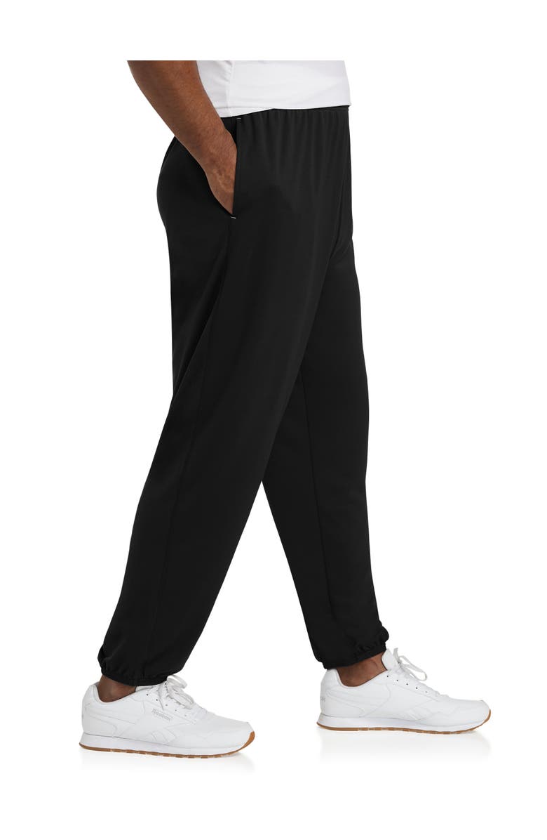 Reebok Performance Jersey Elastic-Hem Tech Pants, Alternate, color, Black