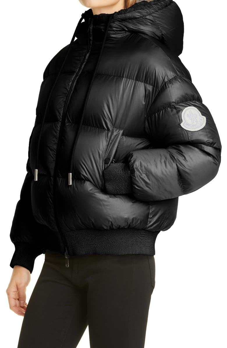 Moncler Ilet Reversible Faux Shearling Puffer Jacket, Alternate, color, 