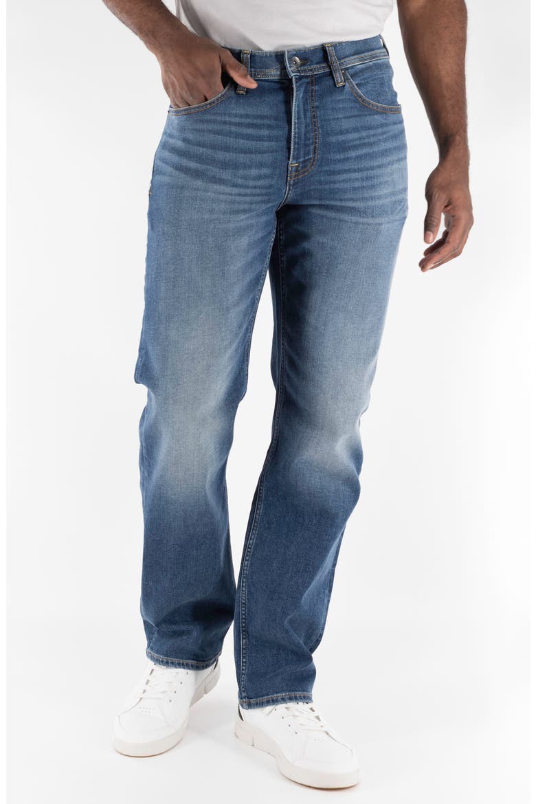 Relaxed Straight Leg Stretch Jeans (Nordstrom Exclusive), Main, color, BRYSON CITY