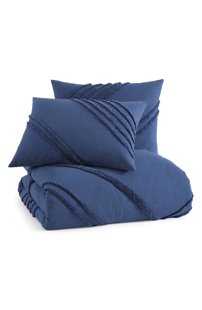 DKNY Chenille Block Comforter & Shams Set, Alternate, color, 