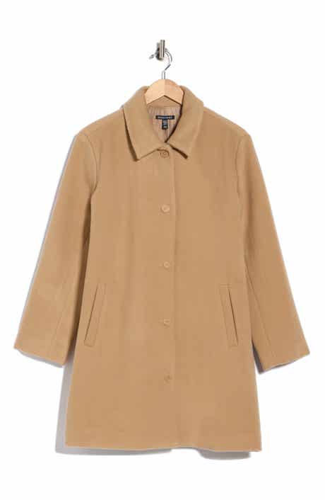 Herringbone Wool Coat