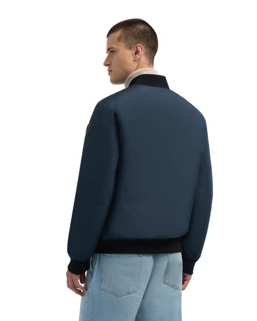 Pajar Aries Reversible Lightweight Bomber Jacket In Blue