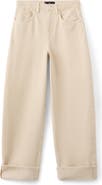 MANGO Cuffed Balloon Jeans