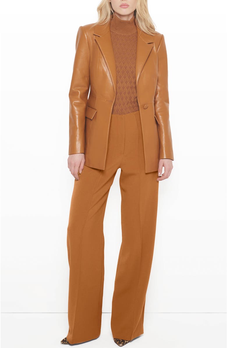 AS by DF Finn Recycled Leather Blazer, Alternate, color, Vintage Luggage