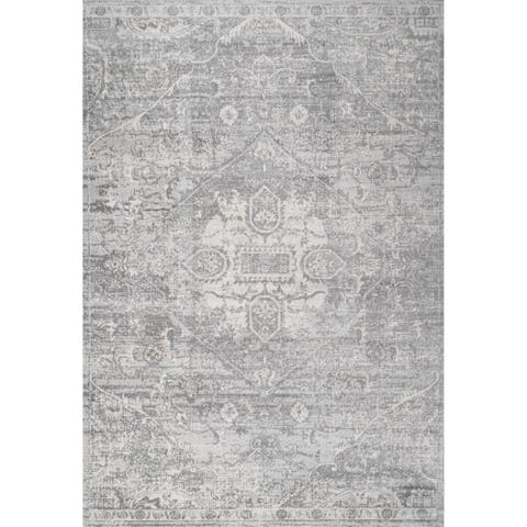 Modern Persian Vintage Medallion Area Rug