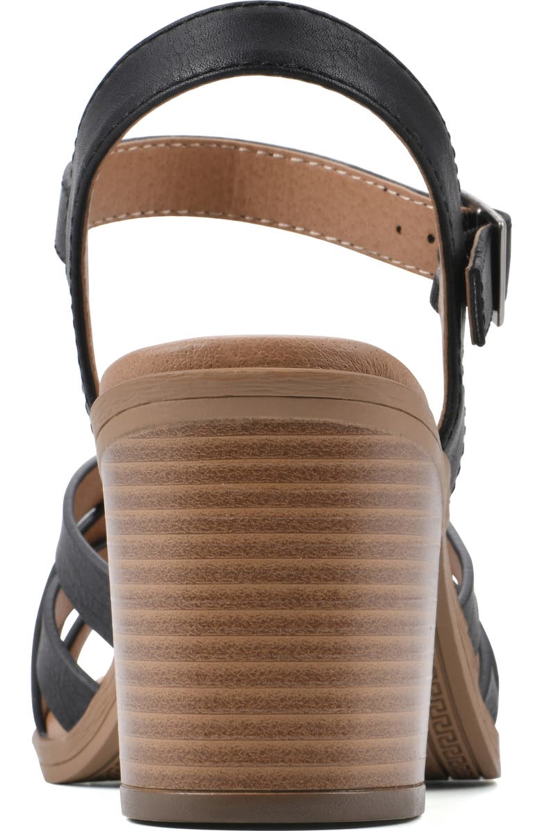 White Mountain Footwear Bergen Block Heel Sandal, Alternate, color,