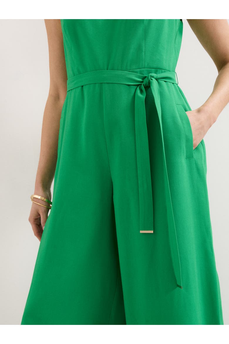 Marta Wide Leg Jumpsuit, Alternate, color, Green