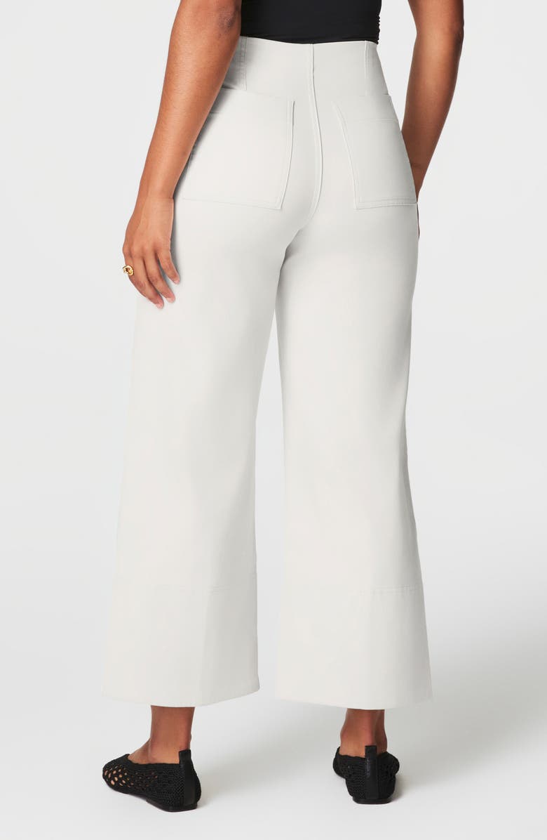 SPANX<sup>®</sup> Zero Wide Leg Crop Pants, Alternate, color, Parchment