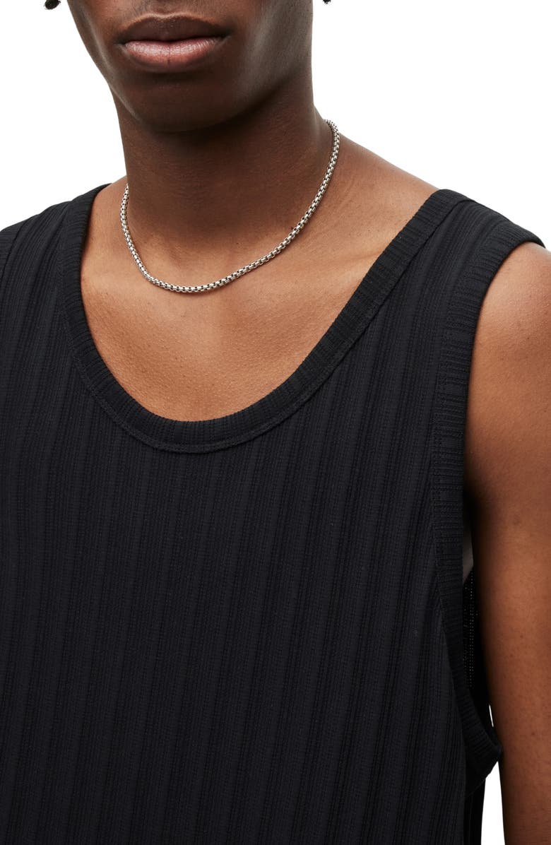 AllSaints Madison Pointelle Knit Tank, Alternate, color, 