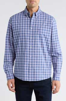 Brooks Brothers Regular Fit Plaid Cotton Button-Down Shirt