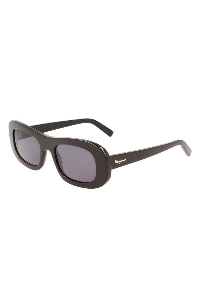 FERRAGAMO Classic 51mm Oval Sunglasses, Alternate, color,