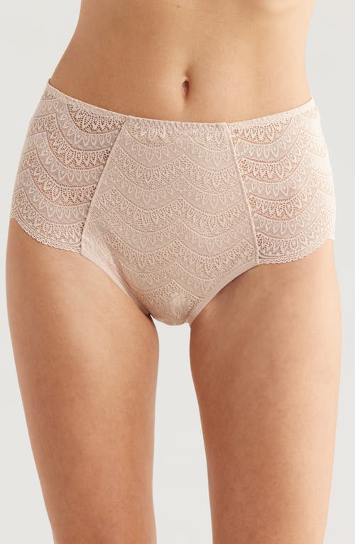 Simone Perele Karma High Waist Briefs in Peau Rose 