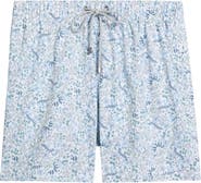 Vintage Summer Floral Stretch Volley Swim Trunks