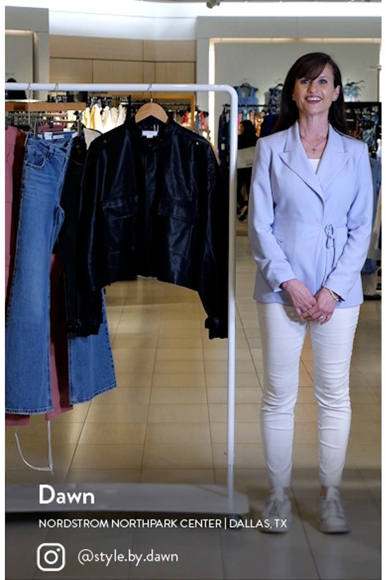 Reload Draped Faux Leather Jacket video