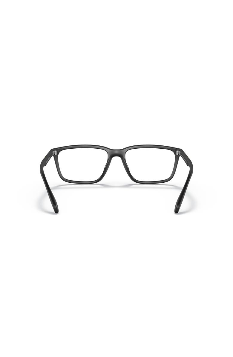 Armani Exchange 55mm Rectangle optical glasses, Alternate, color, Black