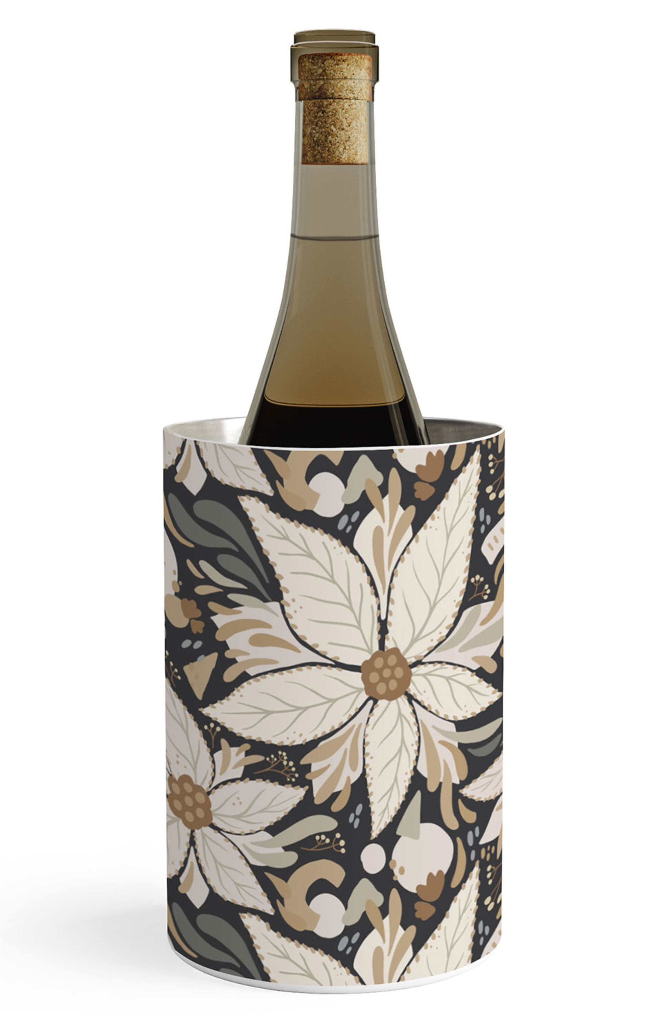 Deny Designs Abstract Floral Wine Chiller