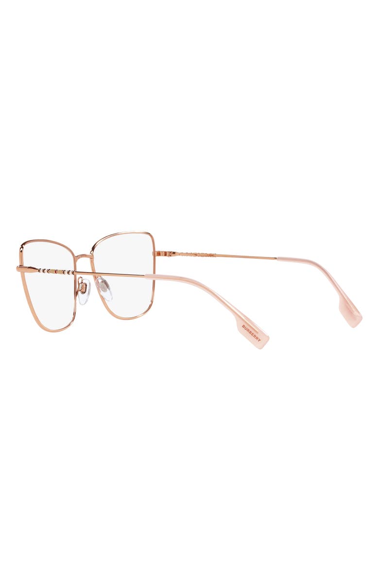 Burberry Bea 55mm Cat Eye Optical Glasses, Alternate, color, 
