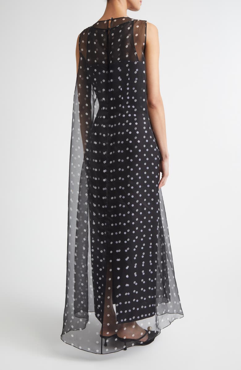 Emilia Wickstead Layered Polka Dot Silk Organza Dress, Alternate, color, Polka Dot
