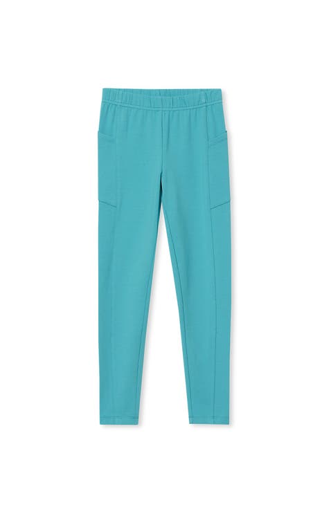 Girls Tough Cotton Ankle Legging with Pockets