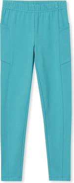 Lands' End Girls Tough Cotton Ankle Legging With Pockets