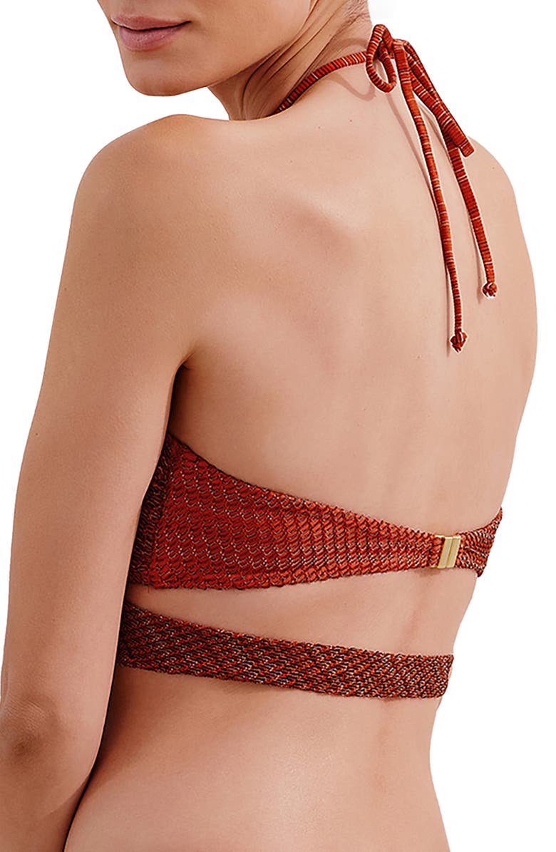 ViX Paula Hermanny Gi Strappy Bikini Top, Alternate, color,