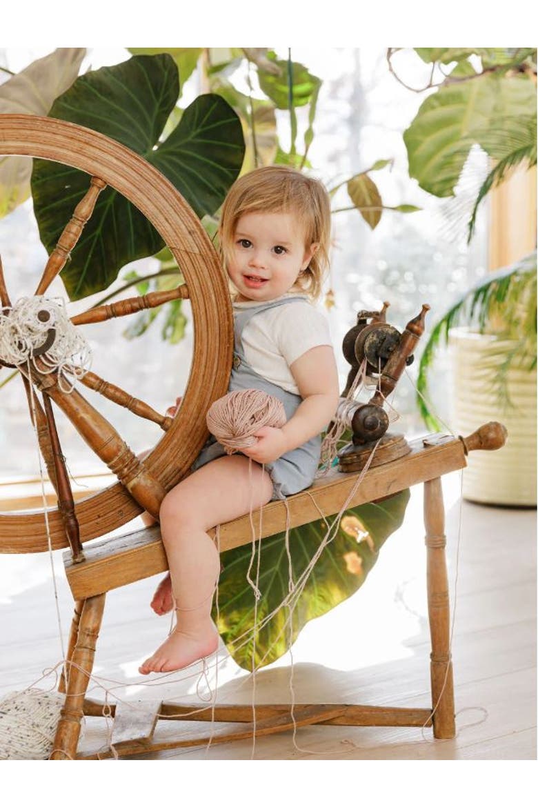 Looms Wave Collection - Baby Bodysuit, Alternate, color, Ivory