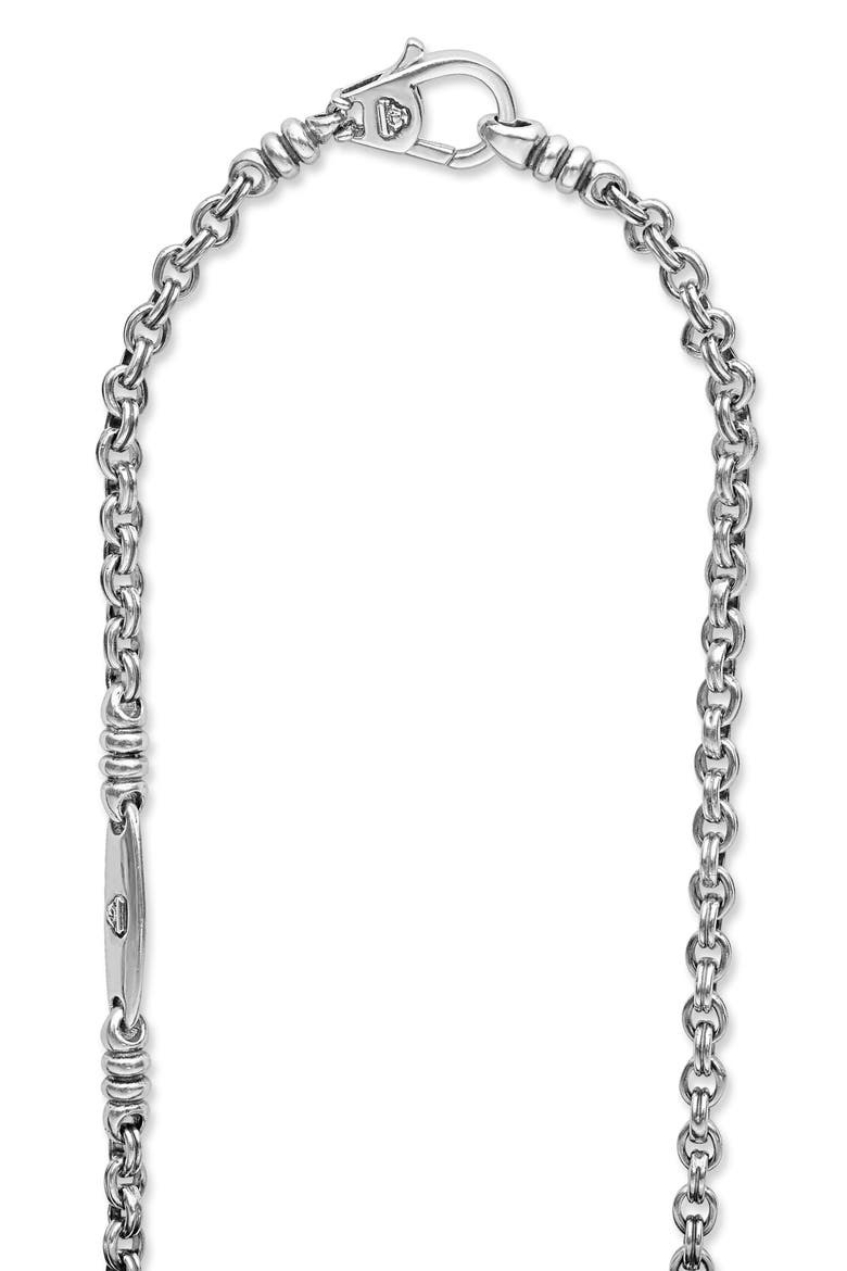 Men's Anthem Double Link Chain Necklace, Alternate, color, SILVER