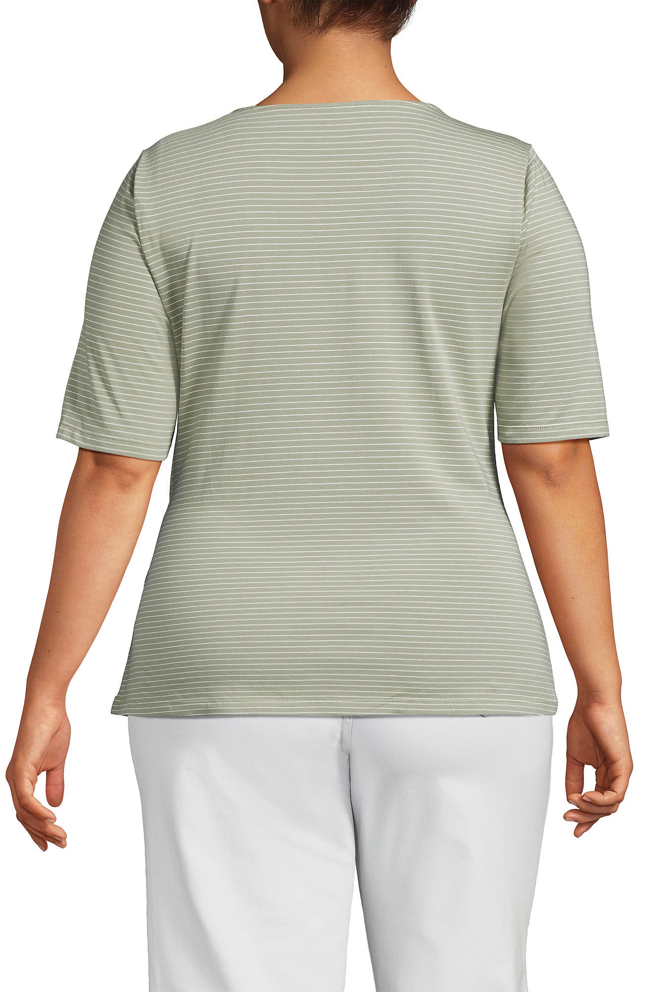 Lightweight Jersey Tie Front Top - image 4