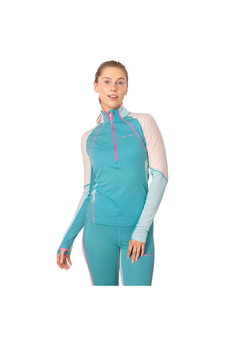 Kari Traa Alma 1/2-Zip Long-Sleeve Baselayer Shirt - Women's, Main, color, Blue Lagoon