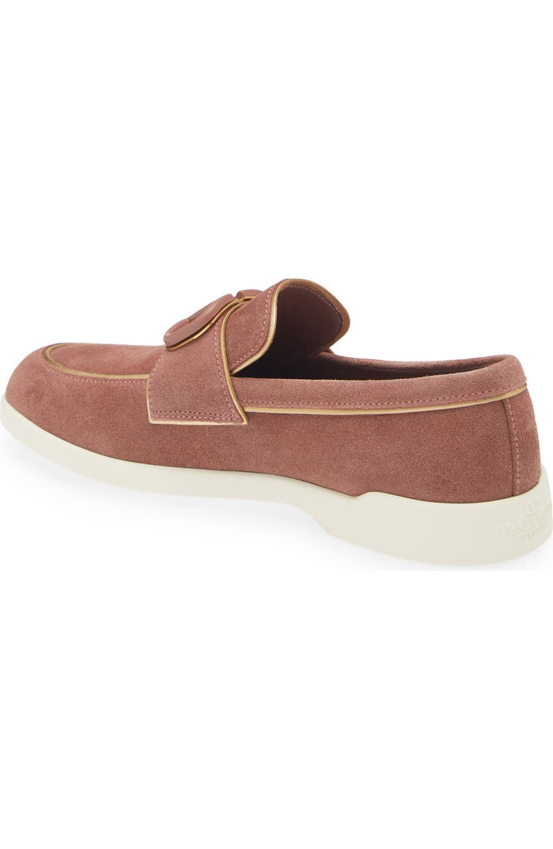 Valentino Garavani Leisure Flows Loafer, Alternate, color, Brownish Orange/ Antique Brass