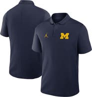 Jordan Brand Men's Jordan Brand Navy Michigan Wolverines Primetime Victory Primary Logo Performance Polo