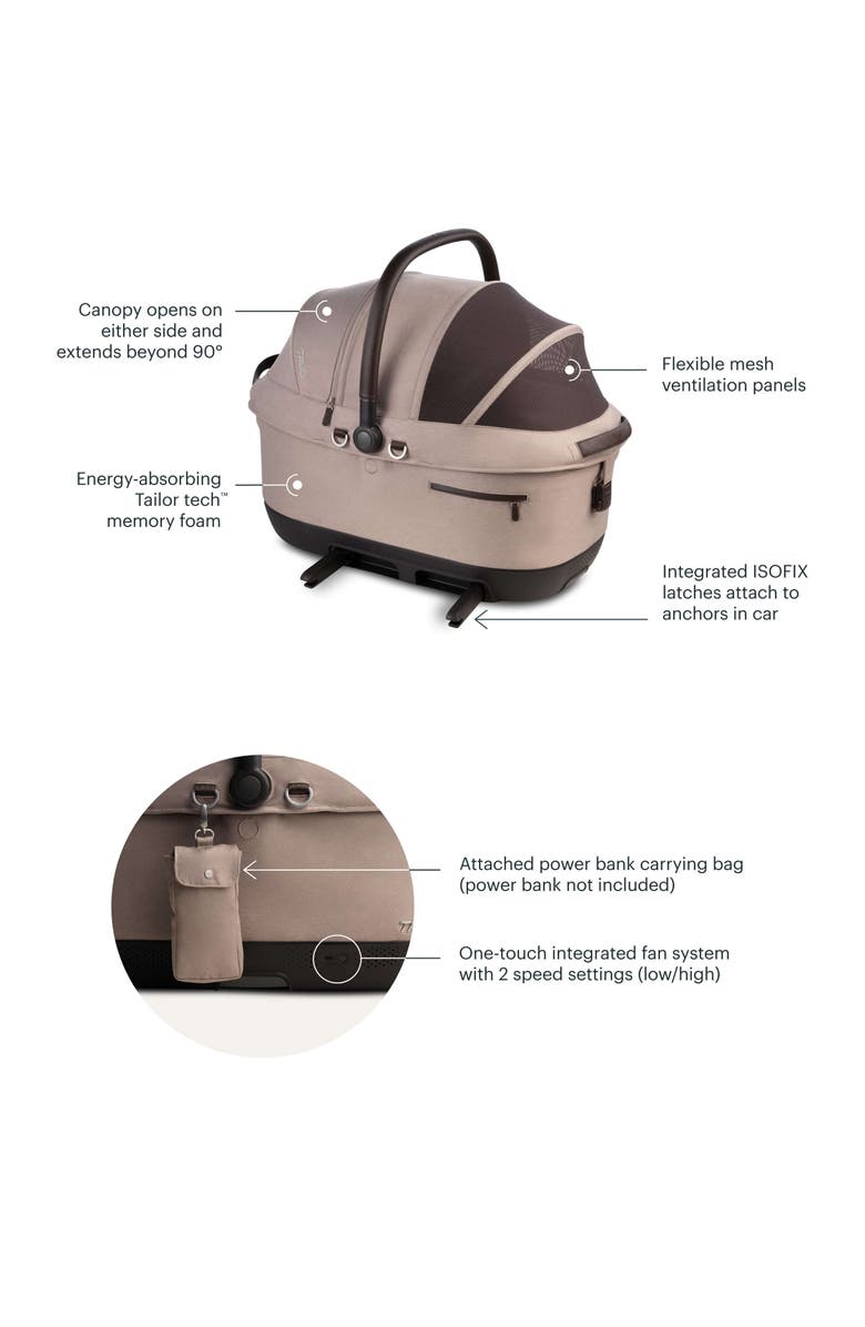 TAVO PETS Maeve<sup>™</sup> iso6X Wind Pet Car Seat, Alternate, color, Ashen