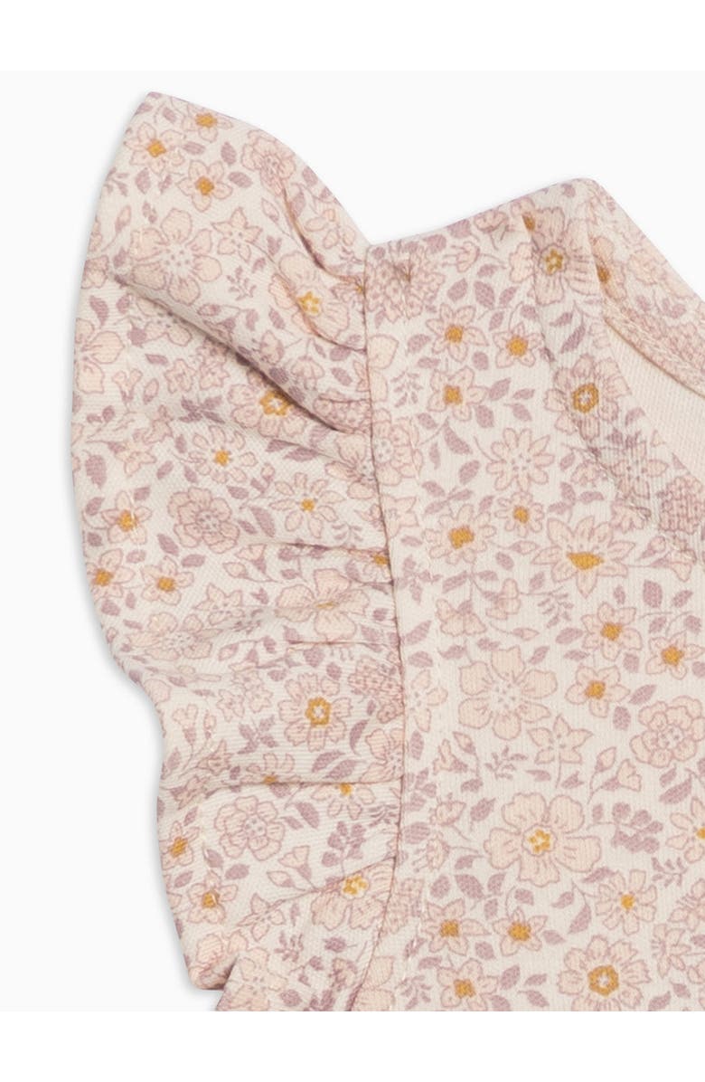 Colored Organics Sommer Organic Tank Romper, Alternate, color, Primrose / Fog + Shell