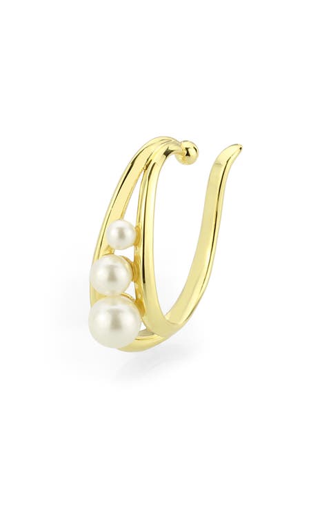 Imitation Pearl Ear Cuffs
